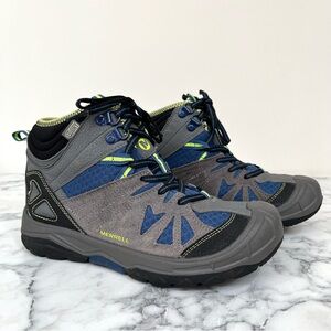 Merrell Kids' Gray and Blue Hiking Shoes